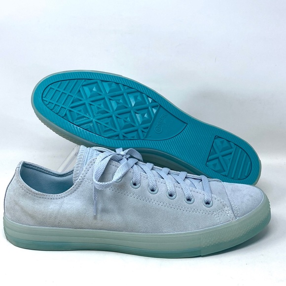 💖MEGA SALE💖Converse Chuck Taylor Shoes Men’s AS Low Polar Blue Suede 166140C - Picture 4 of 9